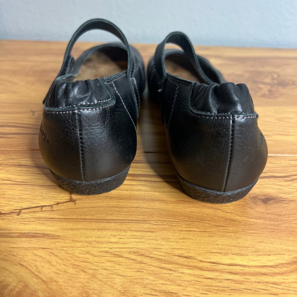 Taos Step It Up Mary Jane Flats Size 6.5 US 37 EU Leather Black Comfort - Picture 7 of 12